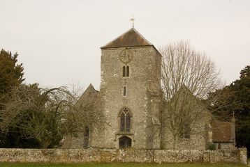 Naklejka premium Wooton St Lawrence Church