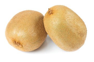 Fototapeta premium Fresh kiwi isolated on white background