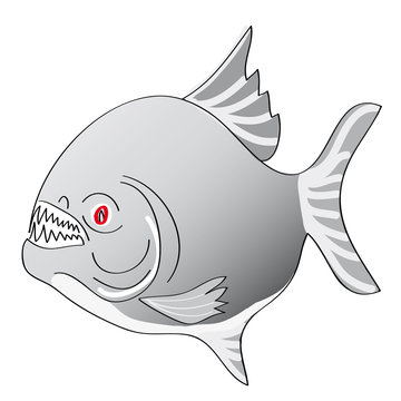 piranha illustration
