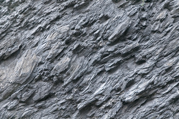 Schiefer, Naturstein, Gesteinsvorkommen, Felswand