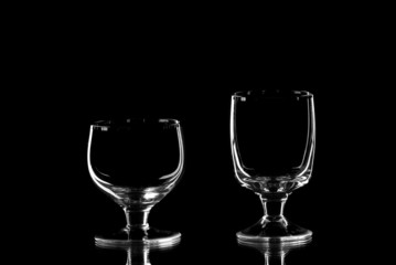 Wine glasses.