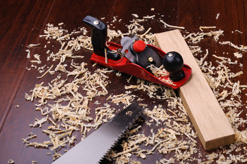 Shavings of wood