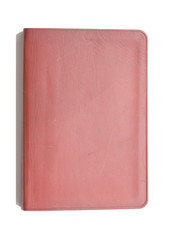 red leather notebook keep your business information