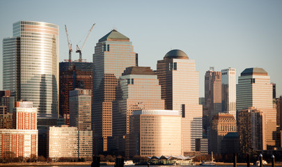 Fototapeta premium Manhattan Financial District from Jersey city