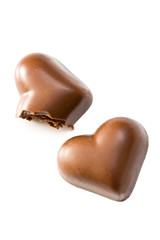 bitten chocolate heart