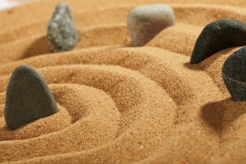 Fototapeta na wymiar sand and stones