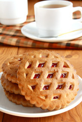 Сookies and cup of tea.