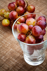 Red grapes