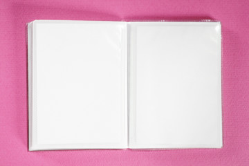 Photo Album with copy space