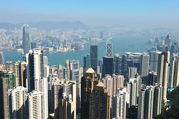 Printed roller blinds Hong-Kong Hong Kong cityscape