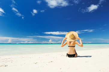 Girl on a beach