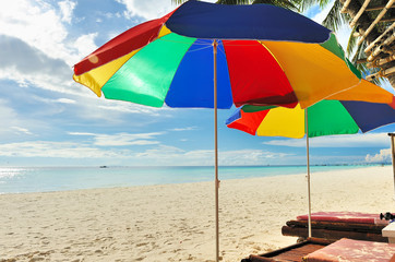 Beach parasols
