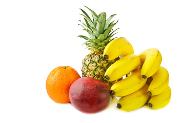 fresh tropical fruits