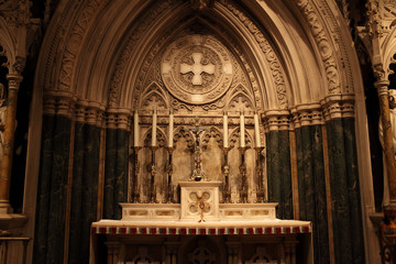 Crucifix in cathedral of st. Patrick