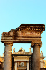 Colonne dell'anfiteatro romano di Piazza Stesicoro a Catania