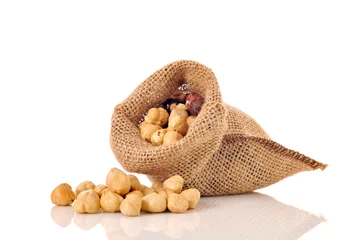 small bag of roasted hazelnuts © JF Gicquel