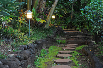 Obraz premium Pathway Stones in a Garden