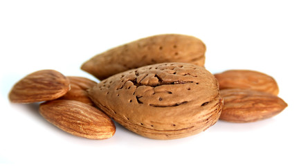 Almonds closeup