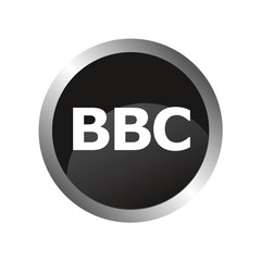 Vecteur label icone BBC