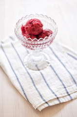 Strawberry & Blackberry sorbet