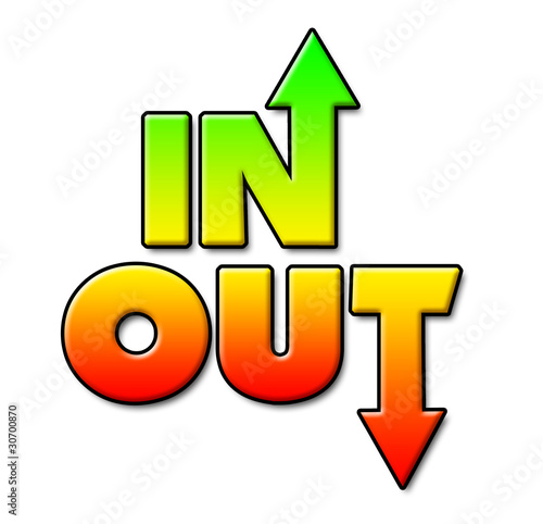 "In - Out" Stock photo and royalty-free images on Fotolia.com - Pic