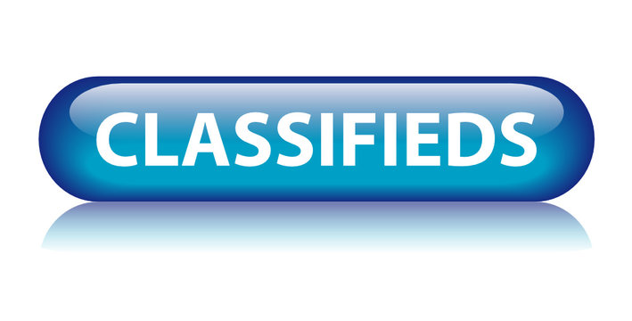 CLASSIFIEDS Web Button (advertisement Ads Online Internet Press)