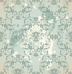 Seamless  vintage floral background