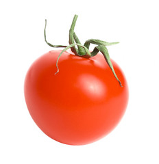 Tomato isolated on white background