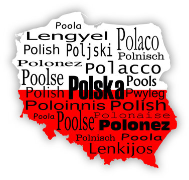 Word Poland in foreign languages
