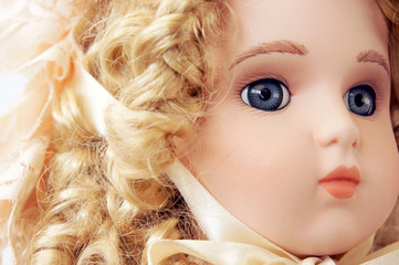 vintage doll portrait..