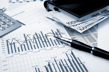 financial charts and graphs
