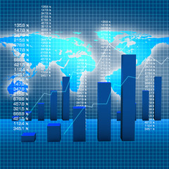 business chart and graphs
