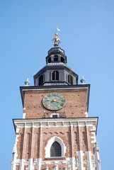 Rathausturm Detail Rynek Glówny