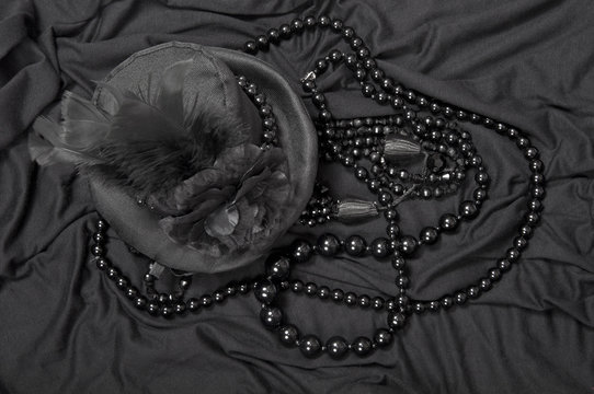 The head black colour dackground