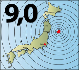 Erdbeben in Japan © PixelPower