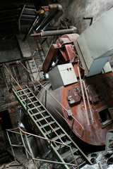 Industrieruine Heizkessel