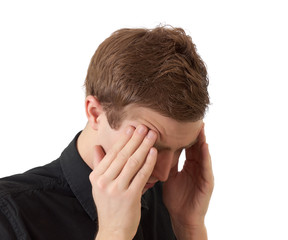 Fototapeta premium Headache at work
