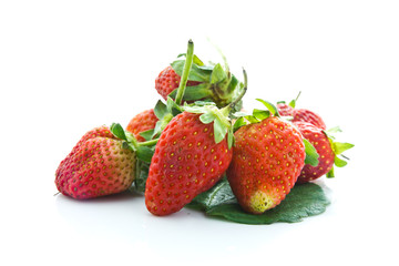 Strawberry isolated on white background