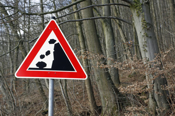 Steinschlag von rechts