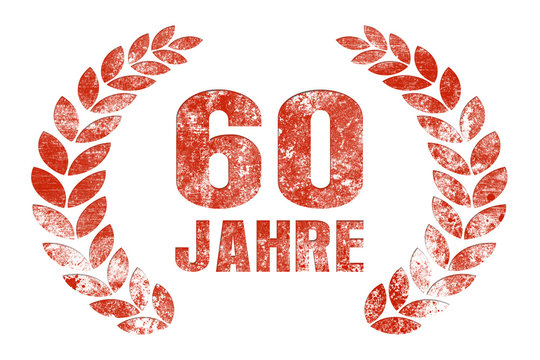 stempel 60 JAHRE