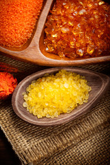 Orange bath salt