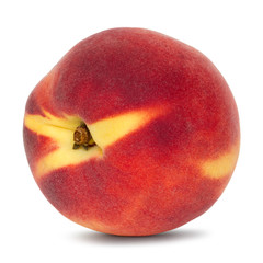 peach on white background