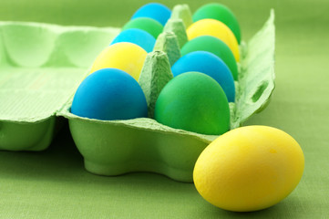 Colorful Easter eggs