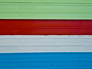 The color of  zinc fence