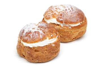 Two profiteroles