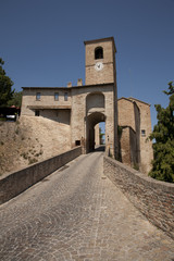 Fototapeta na wymiar Rimini, zamek Montegridolfo