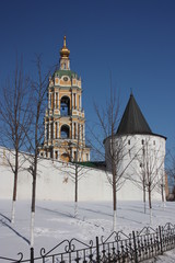 Novospassky monastery. The Bell Tower and North-East Tower.