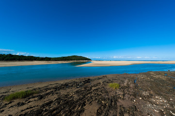 Flussmündung bei Kenton-on-Sea