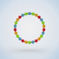 Abstract colored background.