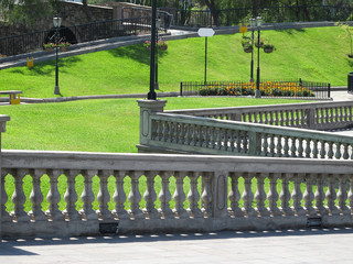 Stone Balustrade with pillar